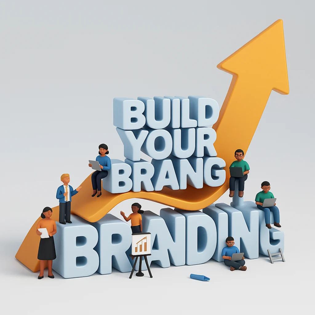 Professional brand identity design visuals by a leading branding company in Patna, showcasing branding for business growth.