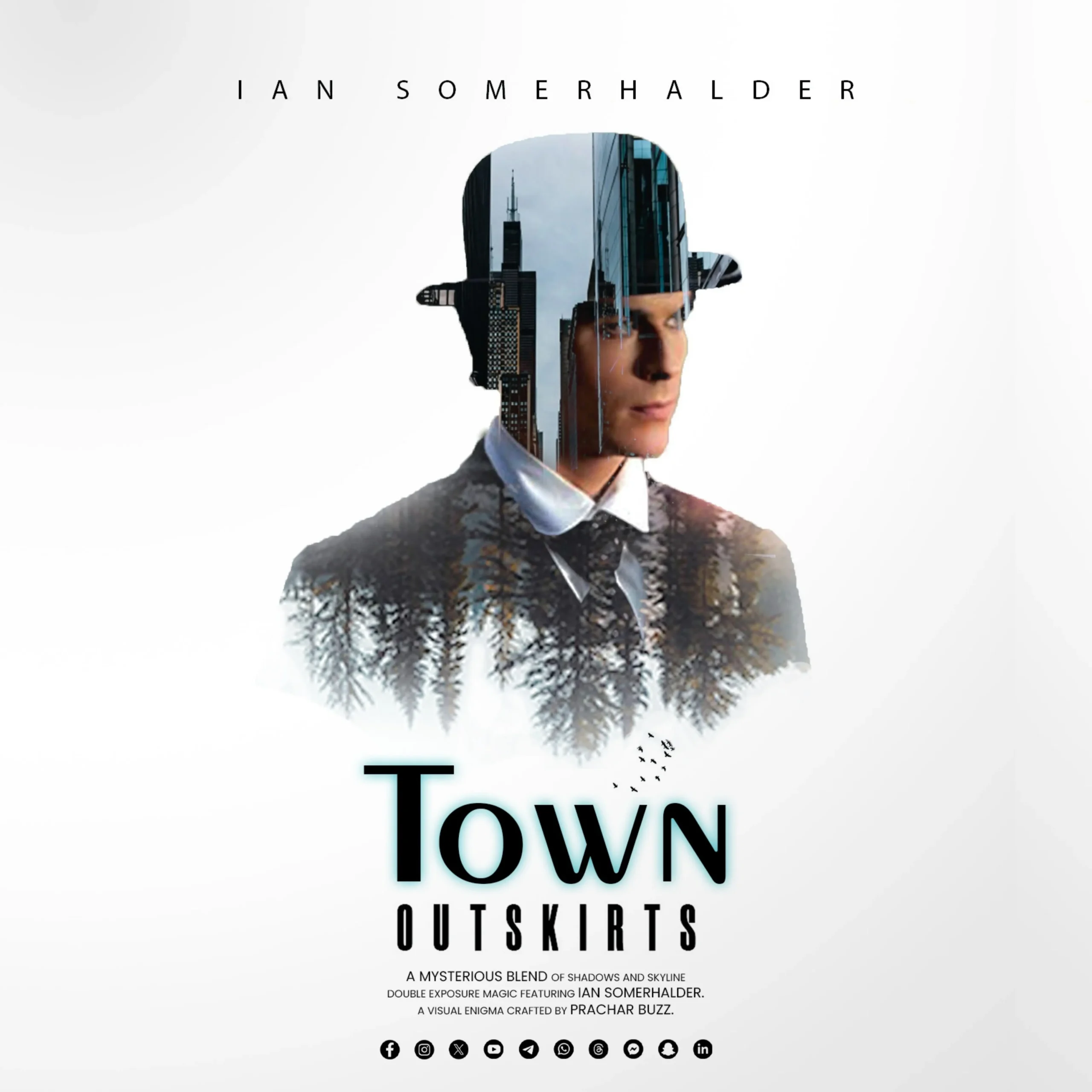 Artistic visual with layered design showing depth and duality